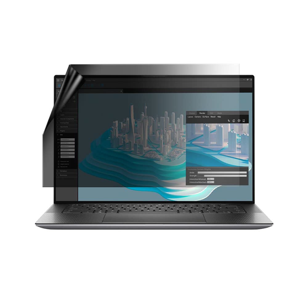 Anti-Spy Privacy Screen Protector for Dell Precision 15 5560 Touch - 2-Way Anti-Glare Filter Film | Perfect for Office & Public Use