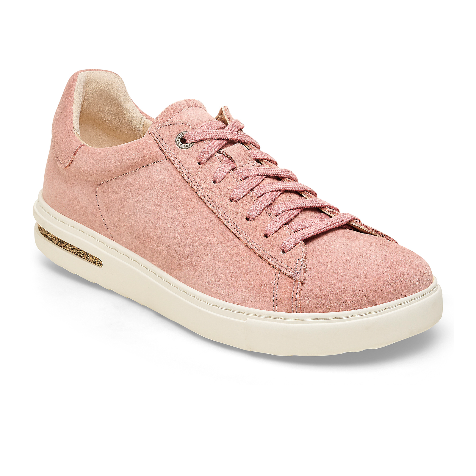 Birkenstock Bend Narrow Sneaker for Women - Pink Clay Suede | Comfortable Casual Shoes for Walking, Work & Everyday Wear