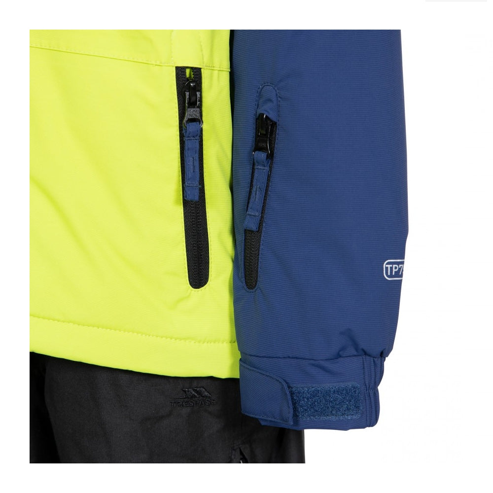 **Trespass Freebored Boys Jacket - Waterproof Winter Jacket for Toddlers (2-3 Years, Lime Green) - Perfect for Outdoor Play & Cold Weather**