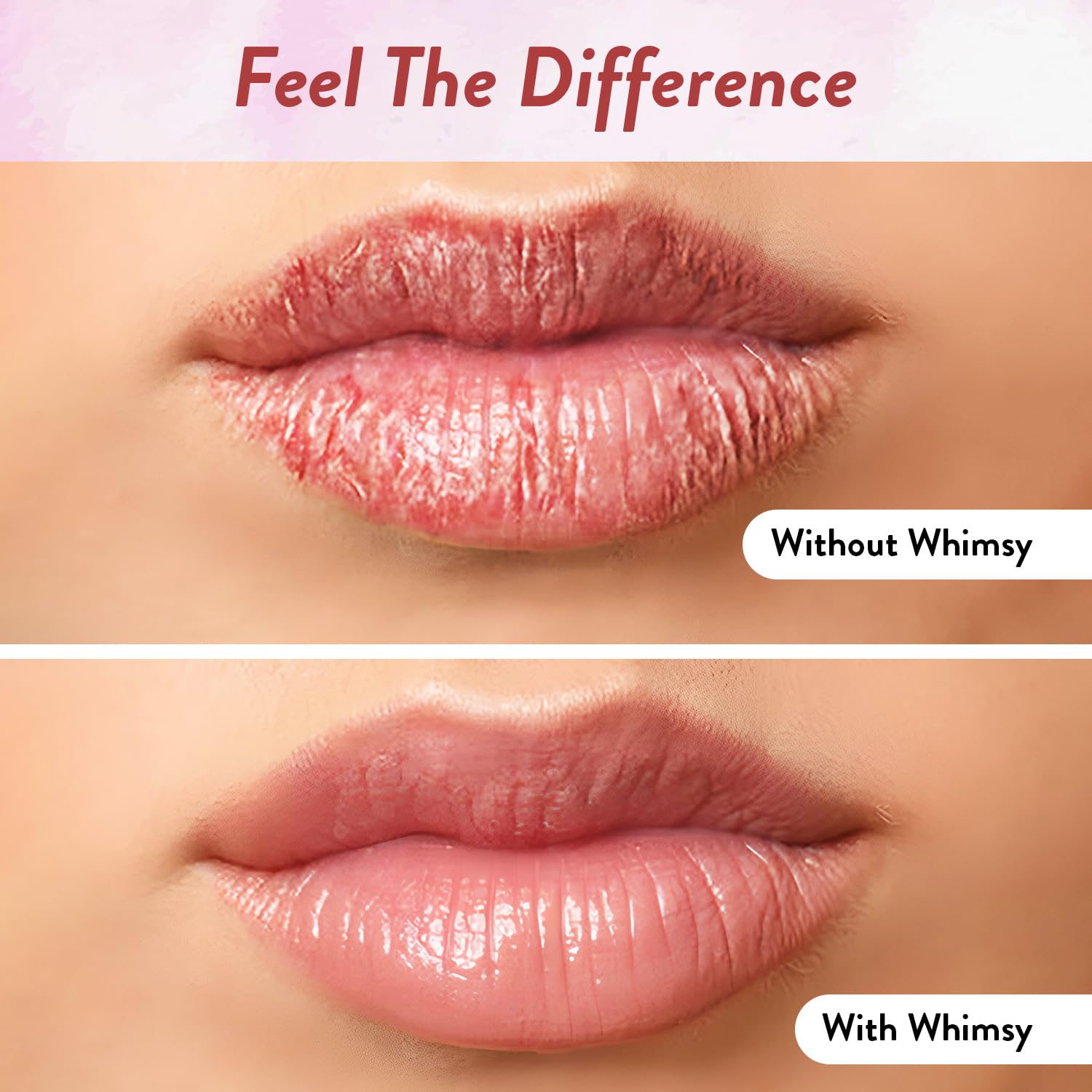 Whimsy Natural Organic Lip Gloss for Kids - Non-Toxic, Non-Sticky, Hydrating Tinted Lip Balm with Long-Lasting Glossy Finish (Baby Pink) | Perfect for School, Parties & Everyday Wear