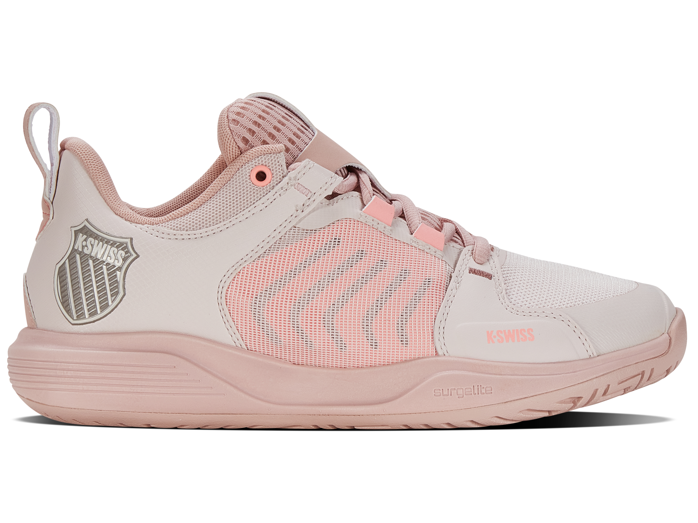 ULTRASHOT TEAM Basketball Shoes - Women's Size 9.5 | Almost Mauve/Sepia Rose/Pale Neon Coral | Lightweight Performance Sneakers for Running, Training & Court Sports