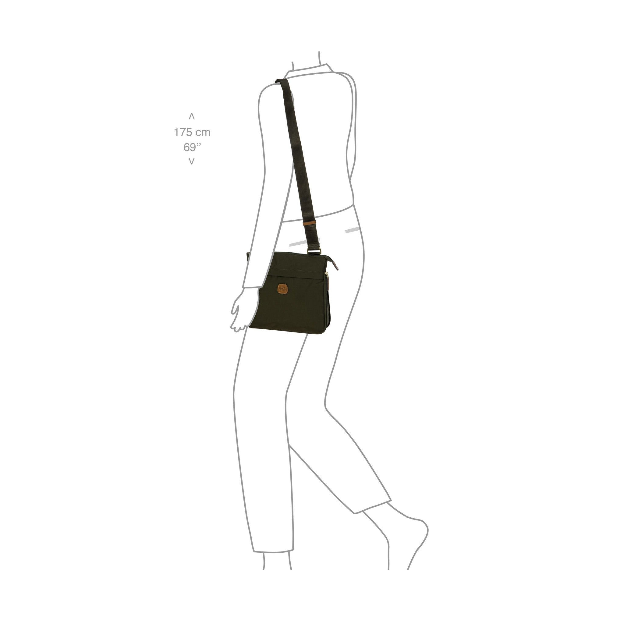 BRICS X Bag - Expandable Travel Shoulder Bag for Men & Women | Durable & Stylish Carry-On for Commuting, Gym, Work & Weekend Trips