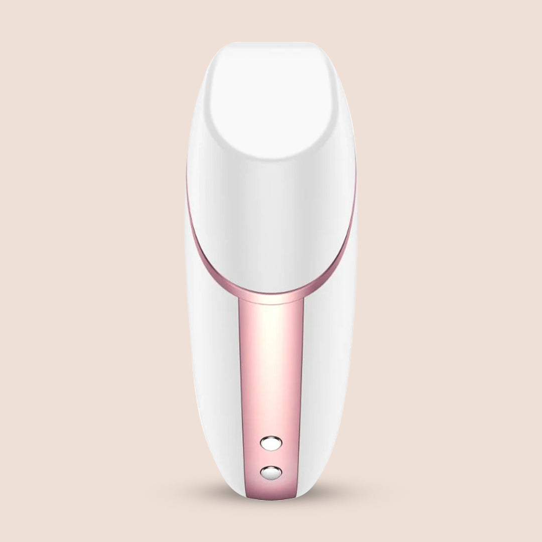 Satisfyer Love Triangle - Air Pulse Stimulation & Vibrations with Travel Cap | Clitoral Stimulator for Women | Perfect for Travel & Discreet Use
