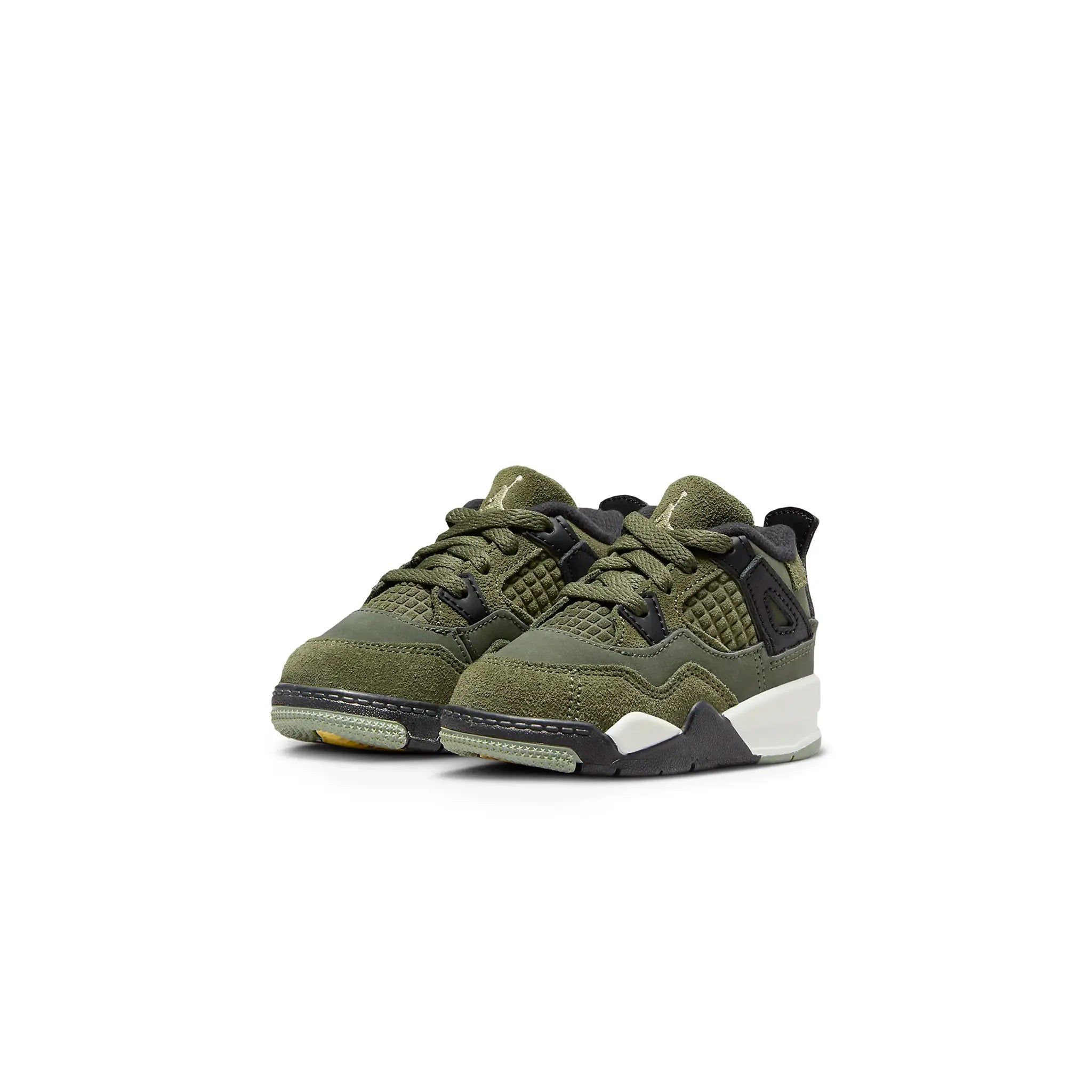 Air Jordan 4 Retro SE Craft Olive (TD) - Men's Basketball Shoes for Casual Wear & Street Style | Perfect for Sneaker Collectors & Sports Enthusiasts