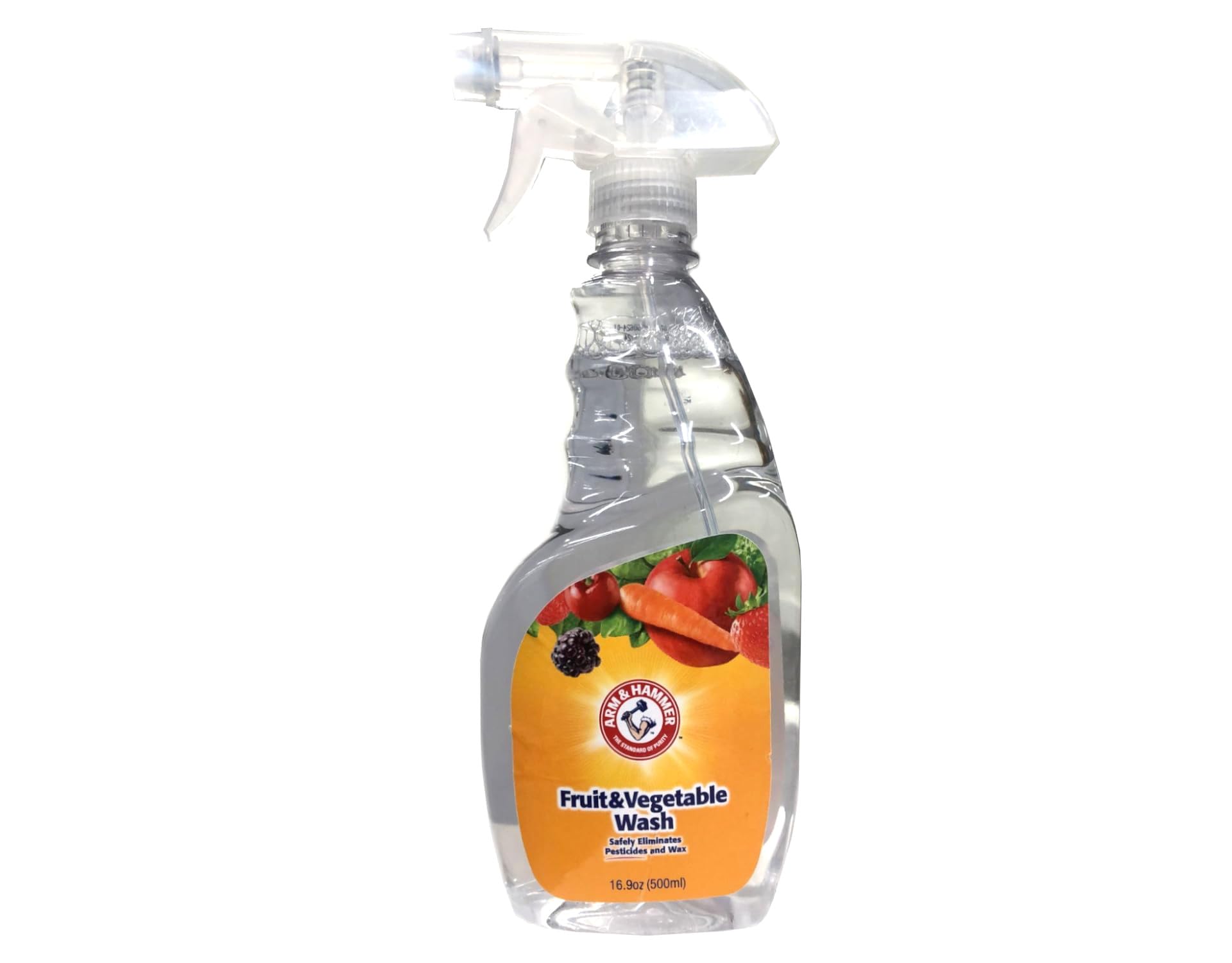 Arm & Hammer Fruit & Vegetable Wash Spray - 16.9oz Natural Produce Cleaner for Fresh Fruits & Veggies | Removes Pesticides & Dirt | Perfect for Organic Produce, Meal Prep & Healthy Eating