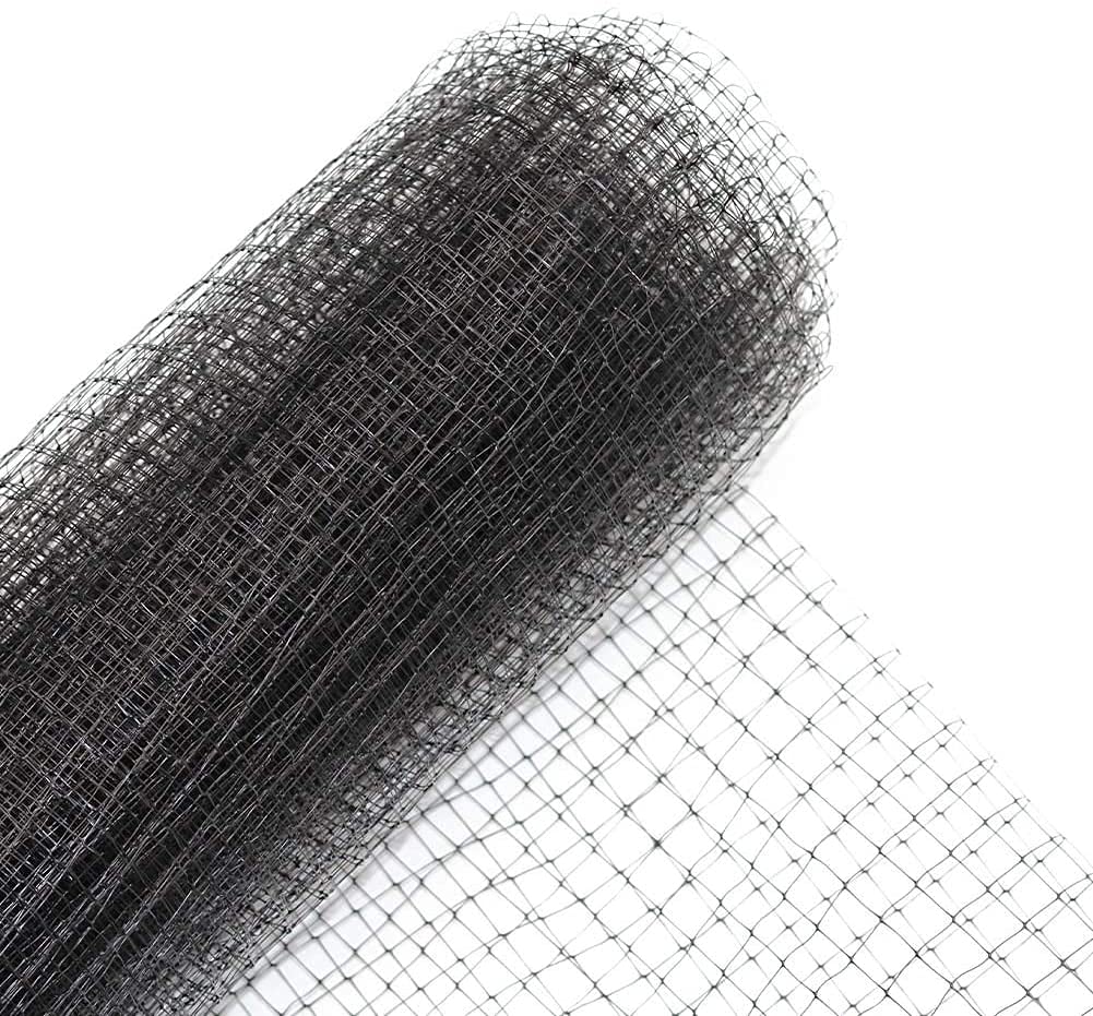 POYEE 7x65 FT Heavy Duty Garden Netting for Vegetables, Fruit Trees, Plants Protection - Durable Bird Net, Pest Barrier for Outdoor Gardening, Backyard, Greenhouse Use