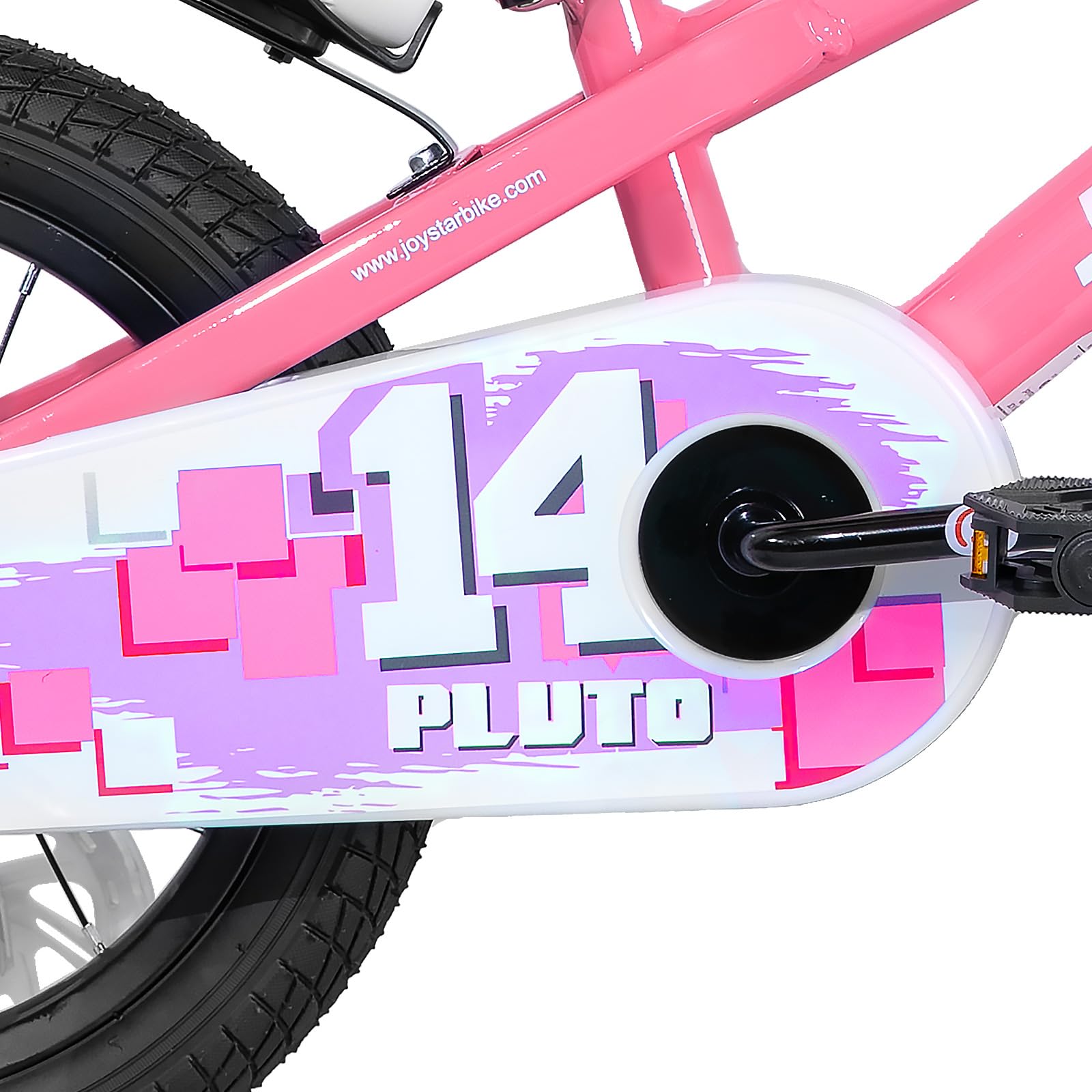 JOYSTAR Pluto 12 14 16 18 20 Inch Kids Bike with LED Training Wheels - Adjustable Children's Bicycle for Boys & Girls Ages 3-12 - Lightweight & Durable for Neighborhood Rides, Park Adventures & Learning to Ride - Multiple Colors Available