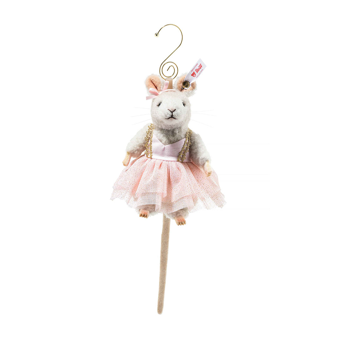 Exquisite Limited Edition Ballerina Mouse Christmas Ornament - Handcrafted Holiday Decor for Tree, Gift, or Collectible Display