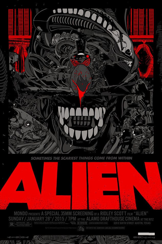 Alien Stout Poster - Sci-Fi Movie Wall Art for Home, Office & Game Room Decor - Perfect for Movie Fans & Collectors