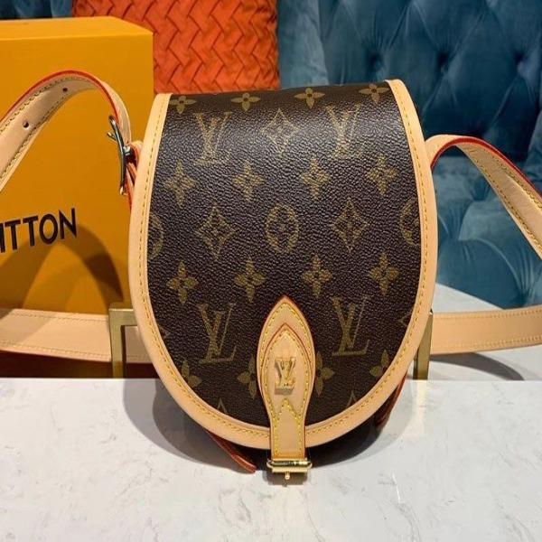 Louis Vuitton Tambourin Monogram Canvas Handbag - Luxury Designer Crossbody Bag for Women | Perfect for Everyday Use, Travel & Special Occasions