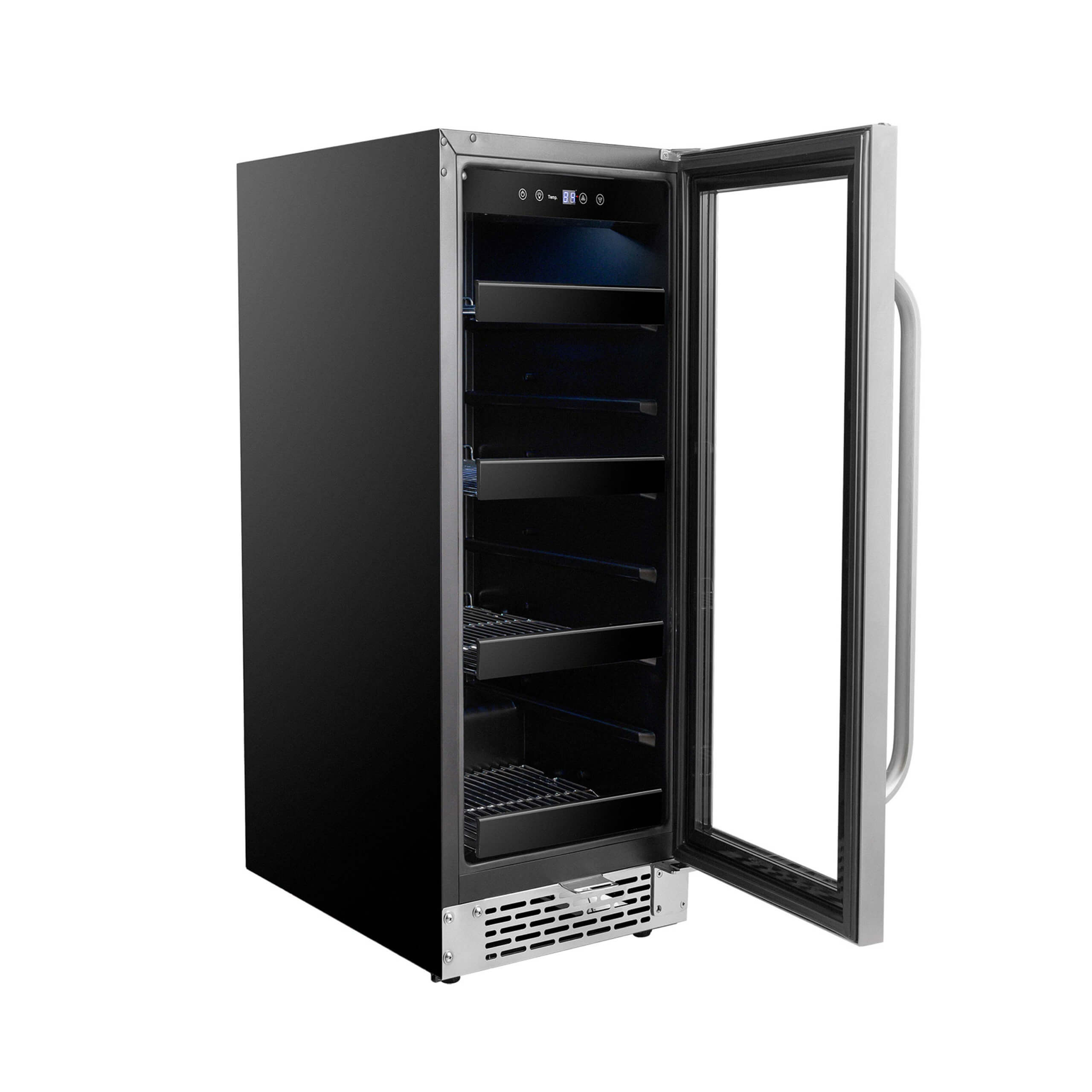 Whynter BBR 638SB 12 Inch Built-In 60 Can Undercounter Stainless Steel Beverage Refrigerator - Perfect for Home Bars, Offices, and Restaurants