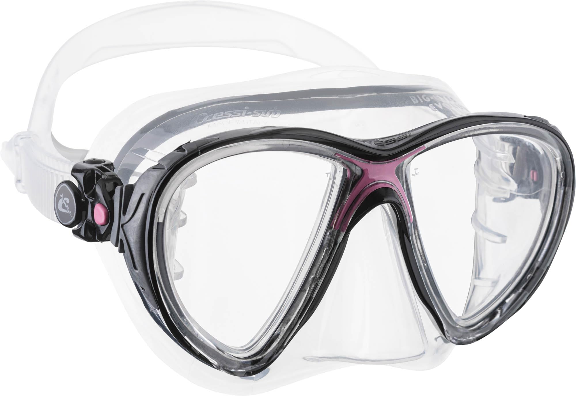 Cressi Scuba Diving Mask with Tear Drop Lenses - Enhanced Visibility for Underwater Exploration