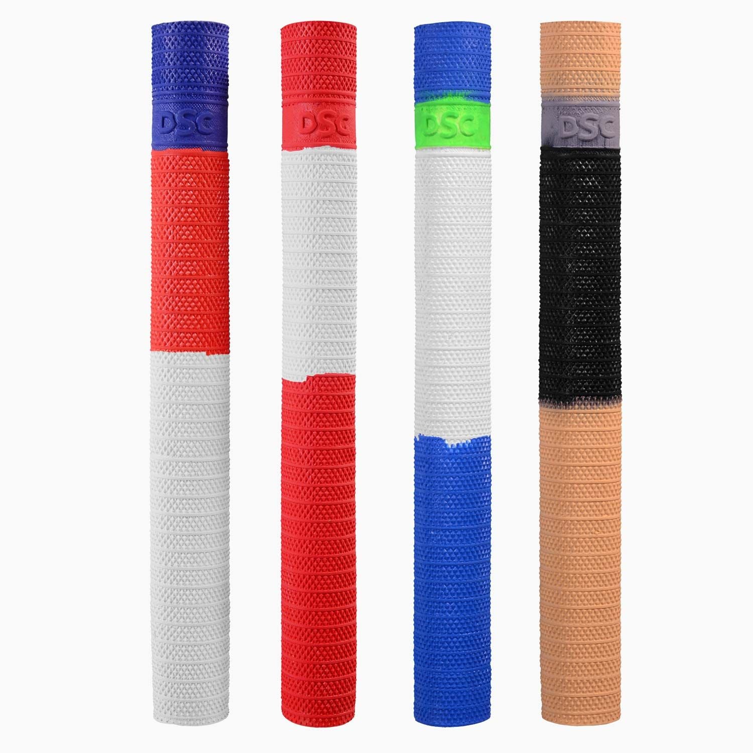 DSC Spyder Cricket Bat Grip - Premium Non-Slip Rubber Handle Cover for Cricket Bats - Improves Batting Control & Comfort - Perfect for Practice, Matches & Training Sessions