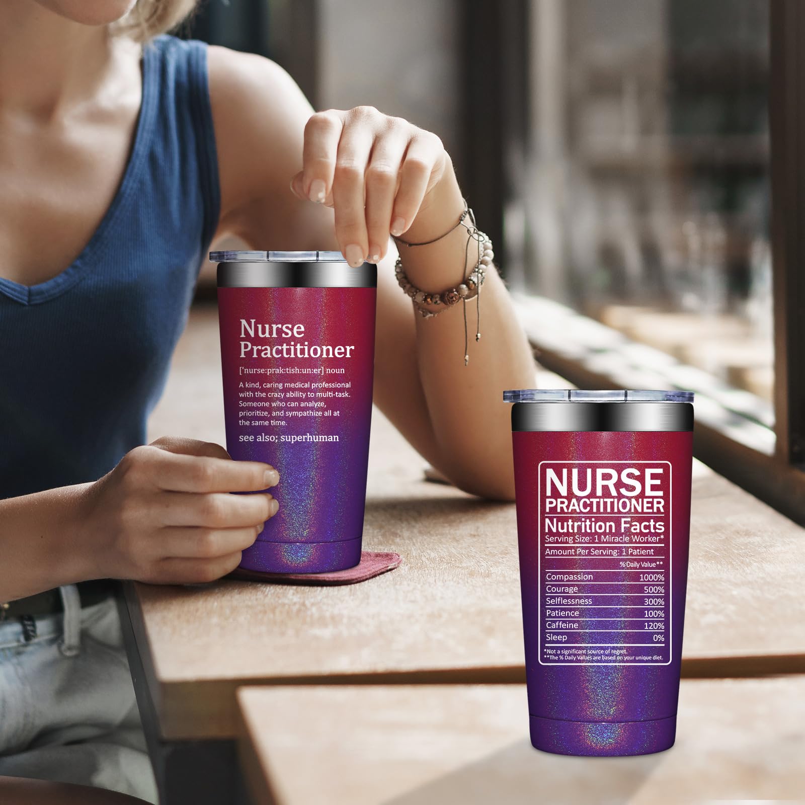 Premium 20oz Nurse Tumbler - Thoughtful Nurse Appreciation Gifts for Women, Nursing Graduation & Nurses Week Presents - Perfect for Clinical Shifts, Hospital Duty & Nursing Students - BPA-Free Insulated Travel Mug