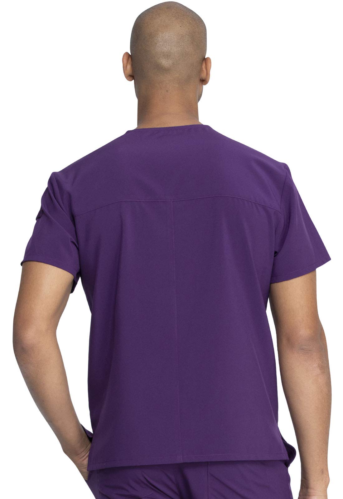 Dickies EDS Essentials Men's Scrubs Top - Tuckable V-Neck Work Shirt DK635 for Healthcare Professionals & Medical Workers