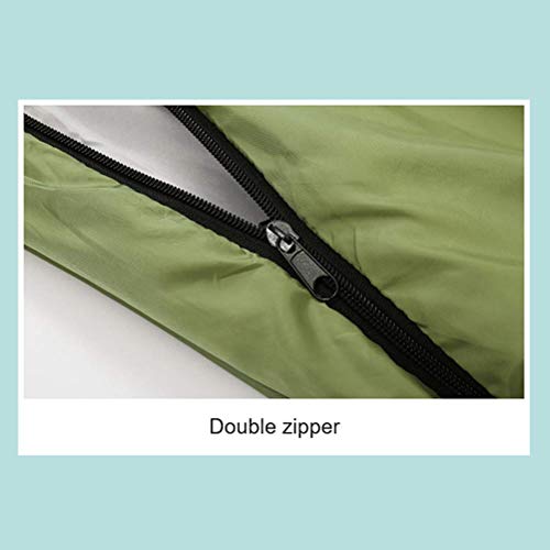 Ultra-Light 3-Season Cotton Sleeping Bag - Waterproof & Breathable for Backpacking, Camping, Hiking - Compact with Compression Sack - Perfect for Outdoor Adventures, Festivals & Travel