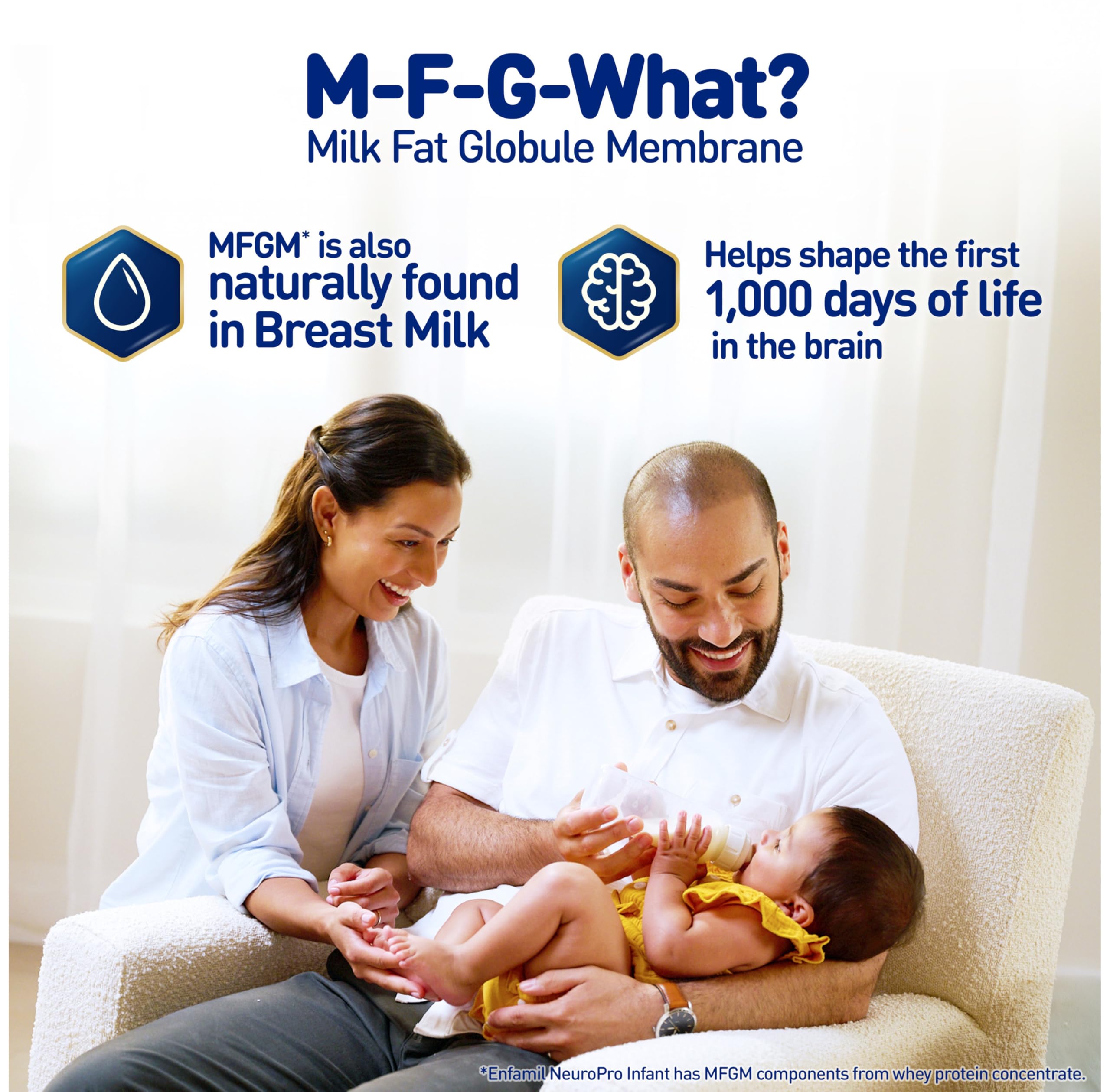 Enfamil NeuroPro Baby Formula Powder - Expert-Recommended Infant Milk with DHA & HuMO6 for Brain Development & Immune Support - 36.4 Oz (Pack of 4) - Ideal for Newborns to Toddlers, Perfect for Daycare & Travel Feeding