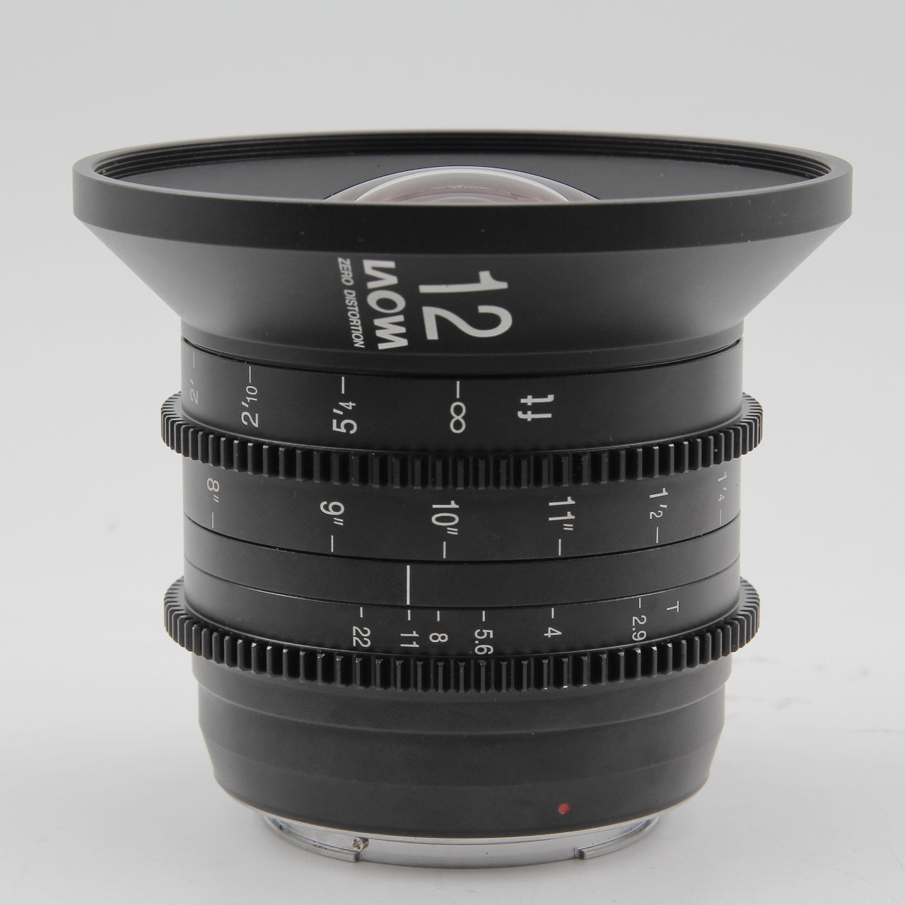 Open Box Fair - Laowa 12mm T2.9 Zero-D Cine Lens for Canon EF Mount - Perfect for Cinematic Wide-Angle Shots & Low-Light Videography