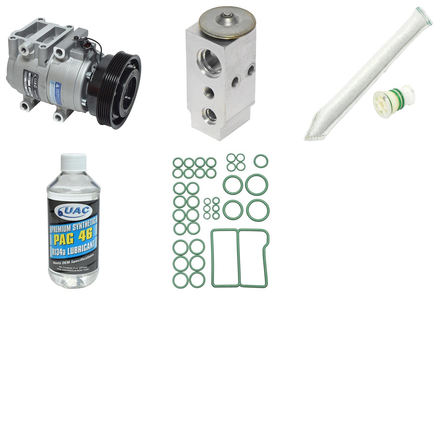 High-Quality HVAC A/C Compressor Replacement Kit for Car & Truck - Fast Cooling System Repair | Perfect for DIY Mechanics & Auto Shops