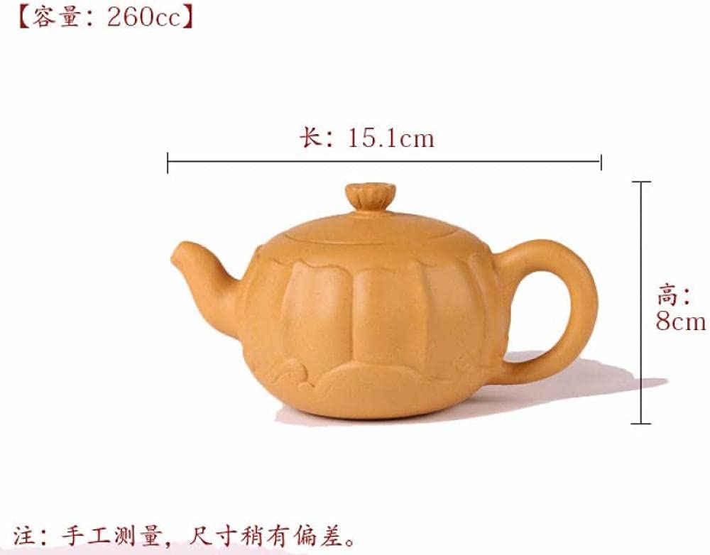 Premium Zisha Clay Teapot Set - Handcrafted Chinese Yixing Teapot with Cups - Perfect Gift for Tea Lovers, Home & Office Tea Ceremony
