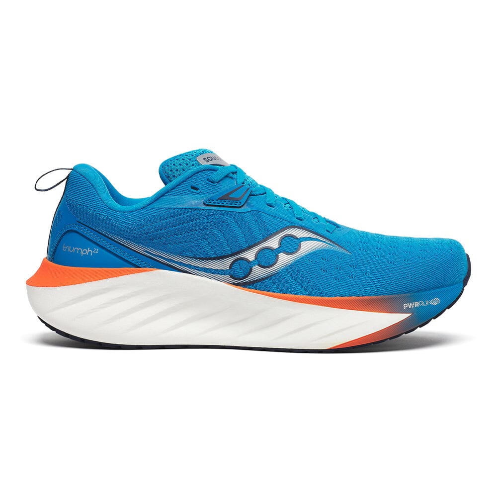 Saucony Men's Triumph 22 Running Shoes - Lightweight Cushioned Road Running Sneakers for Men | Perfect for Marathon Training, Jogging & Daily Workouts