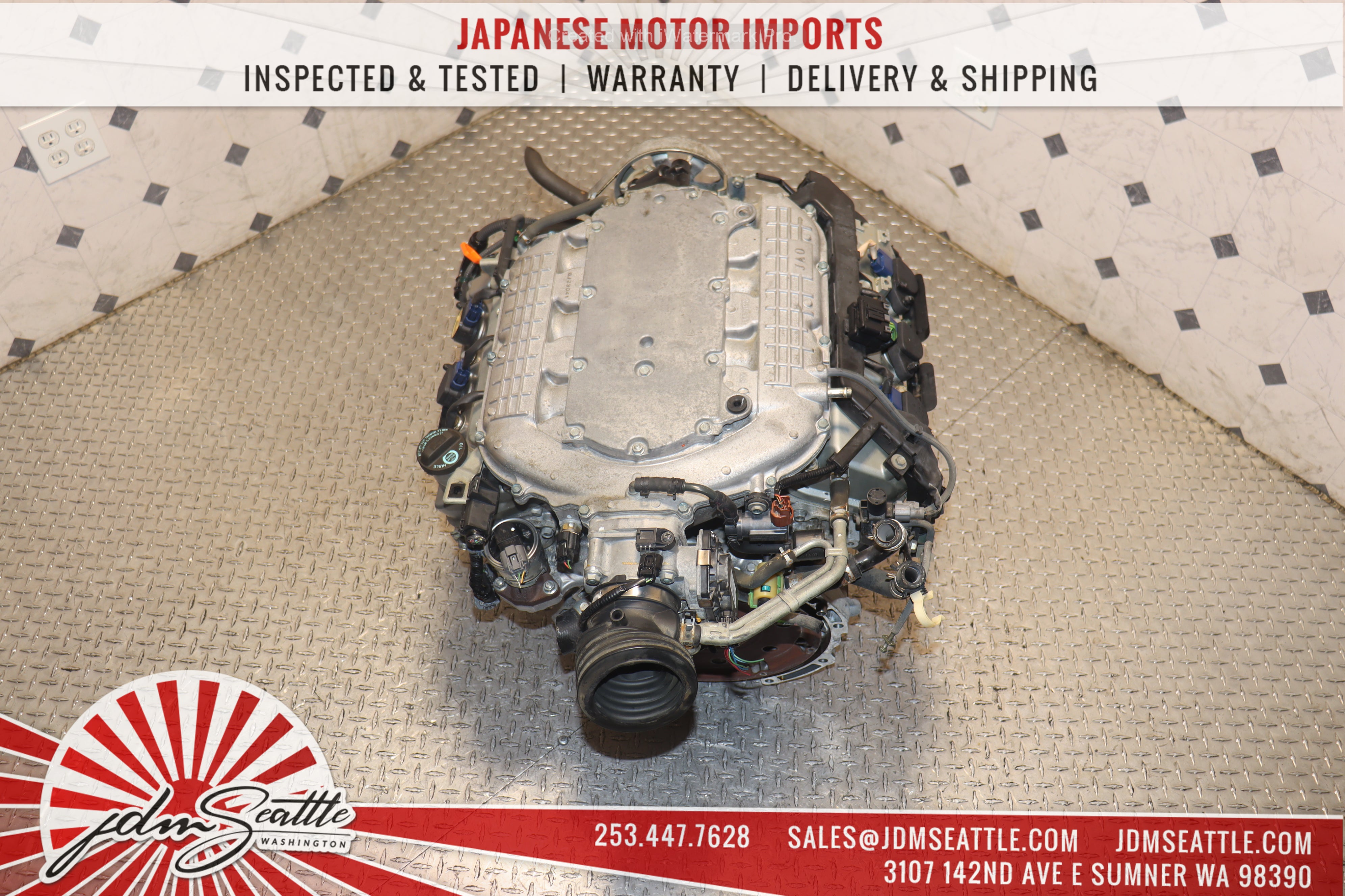 JDM J35A SOHC VTEC 3.5L Engine for 2003-2006 Acura MDX, 2005-2008 Acura RL & 2006-2008 Honda Ridgeline - Replacement Motor for Performance & Reliability