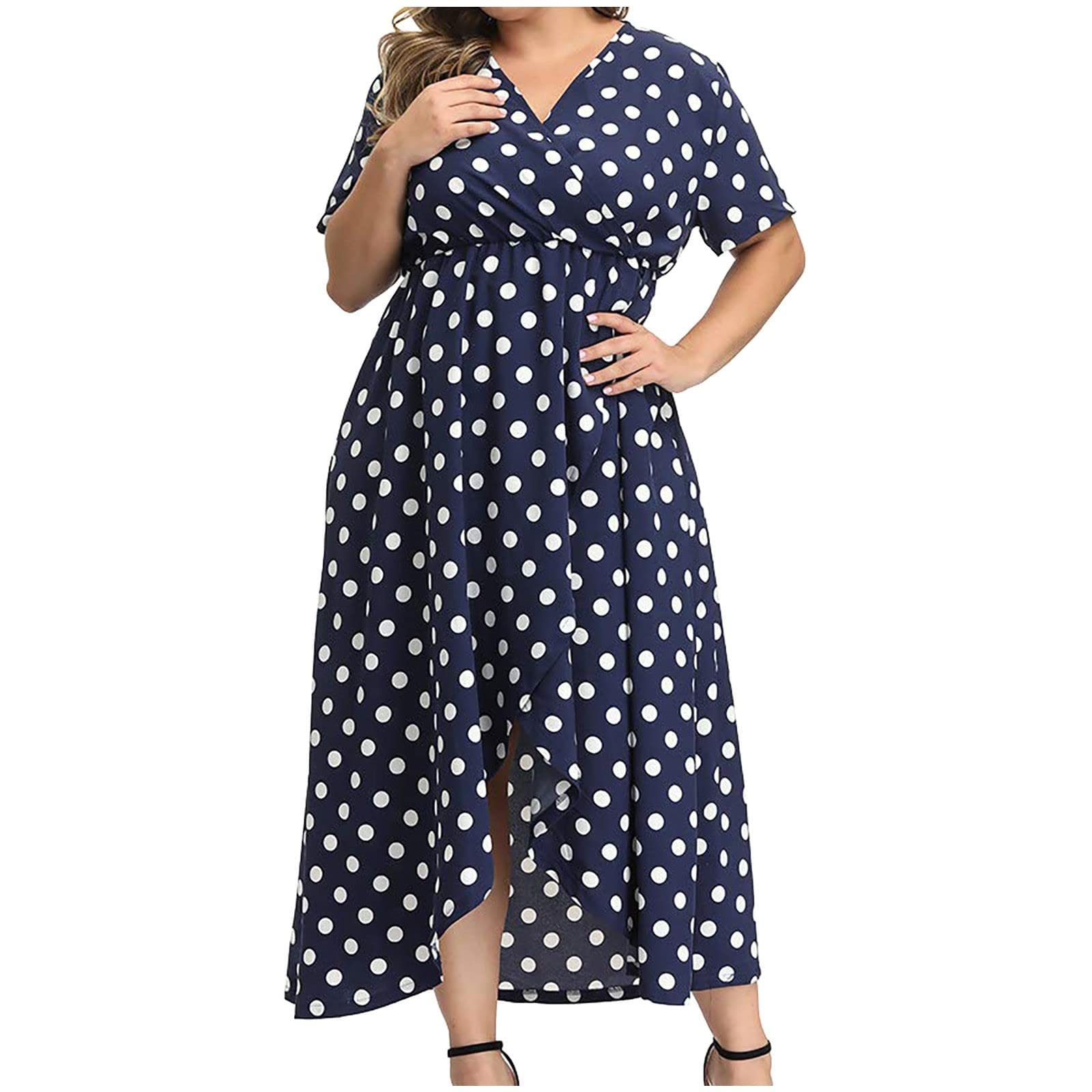 Elegant Floral Print Maxi Dress for Women - Cold Shoulder Casual Sleeve Summer Dress with Striped Design | Perfect for Beach Vacations, Date Nights & Summer Parties