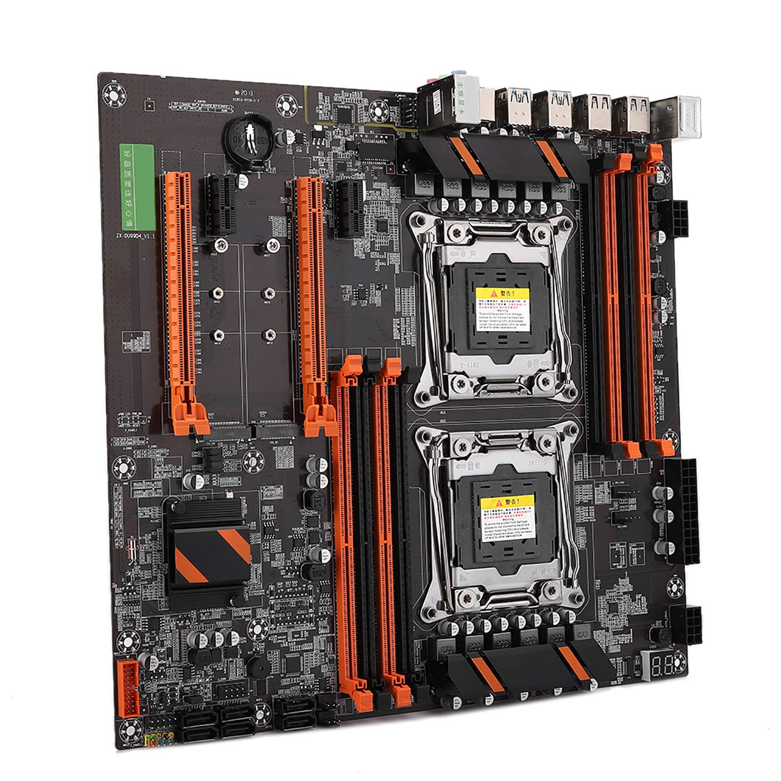 Dual Socket Desktop Motherboard LGA 2011-3, DDR4 Support for E5 CPU - Ideal for Gaming PC, Studio Workstation & Computer Simulator Builds