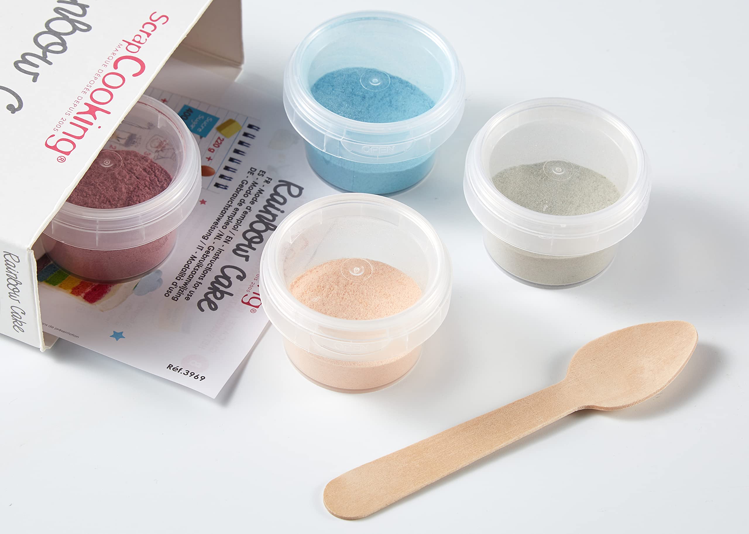 Rainbow Cake Kit - DIY Baking Kit for Kids & Adults - Fun Birthday Party Activity - Perfect for Home Baking & Celebrations