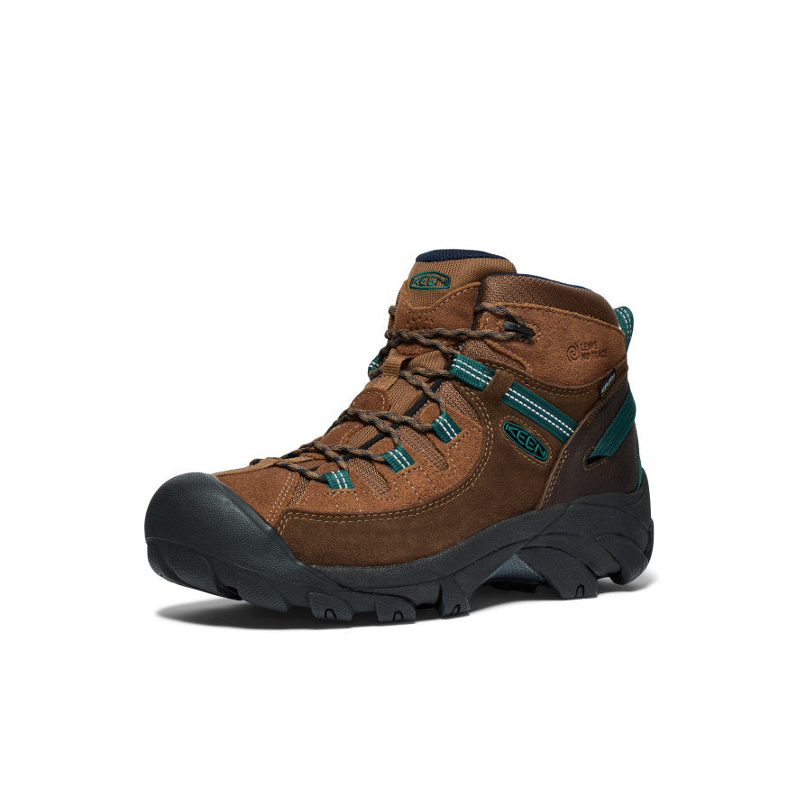 KEEN Targhee II Mid Waterproof Hiking Boots for Men - Durable & Comfortable Outdoor Shoes for Trekking, Backpacking, and Mountain Adventures