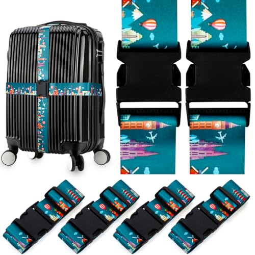 Green(4 PACK)-Without TSA Lock