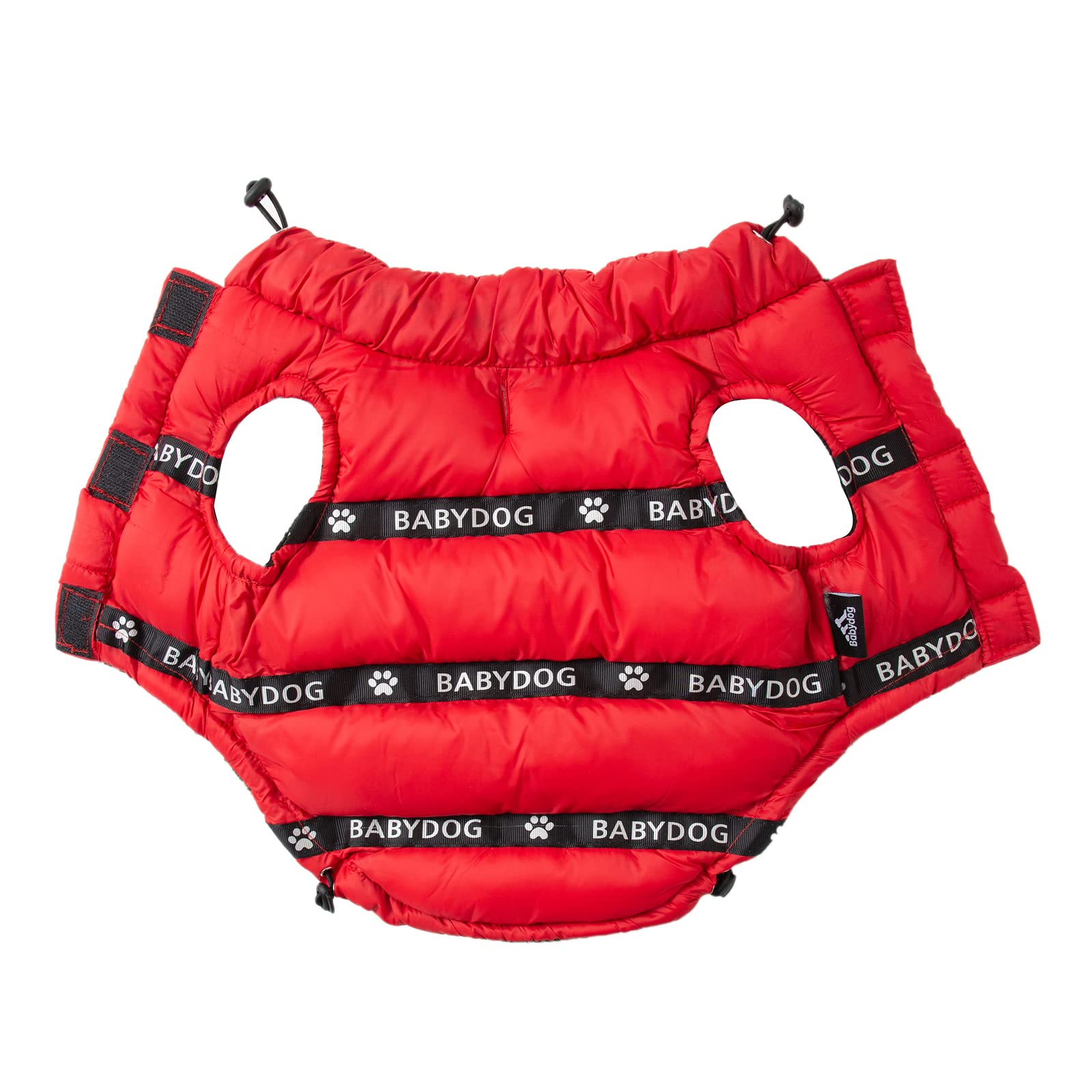 Lightweight Winter Dog Coat - Warm & Comfortable Dog Jacket for Small Dogs | Waterproof Puffer Vest for Daily Walks & Outdoor Adventures (Large, Red)