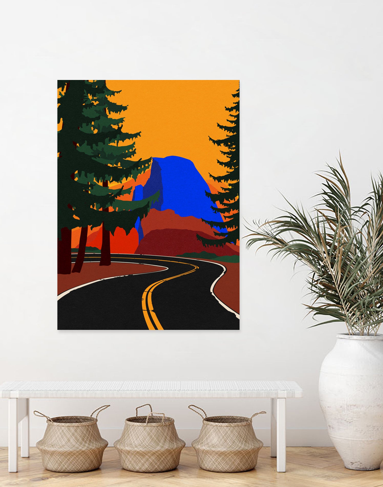 Clacier Road With Half Dome - Premium Hiking Gear for Outdoor Adventures | Perfect for Camping, Backpacking & Mountain Climbing