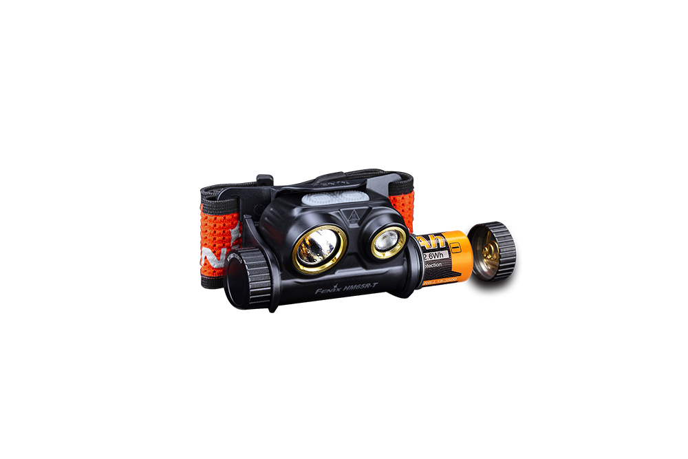 Fenix HM65R-T Rechargeable LED Headlamp for Trail Running, Hiking & Camping - 1400 Lumens, Waterproof Headlight for Outdoor Adventures