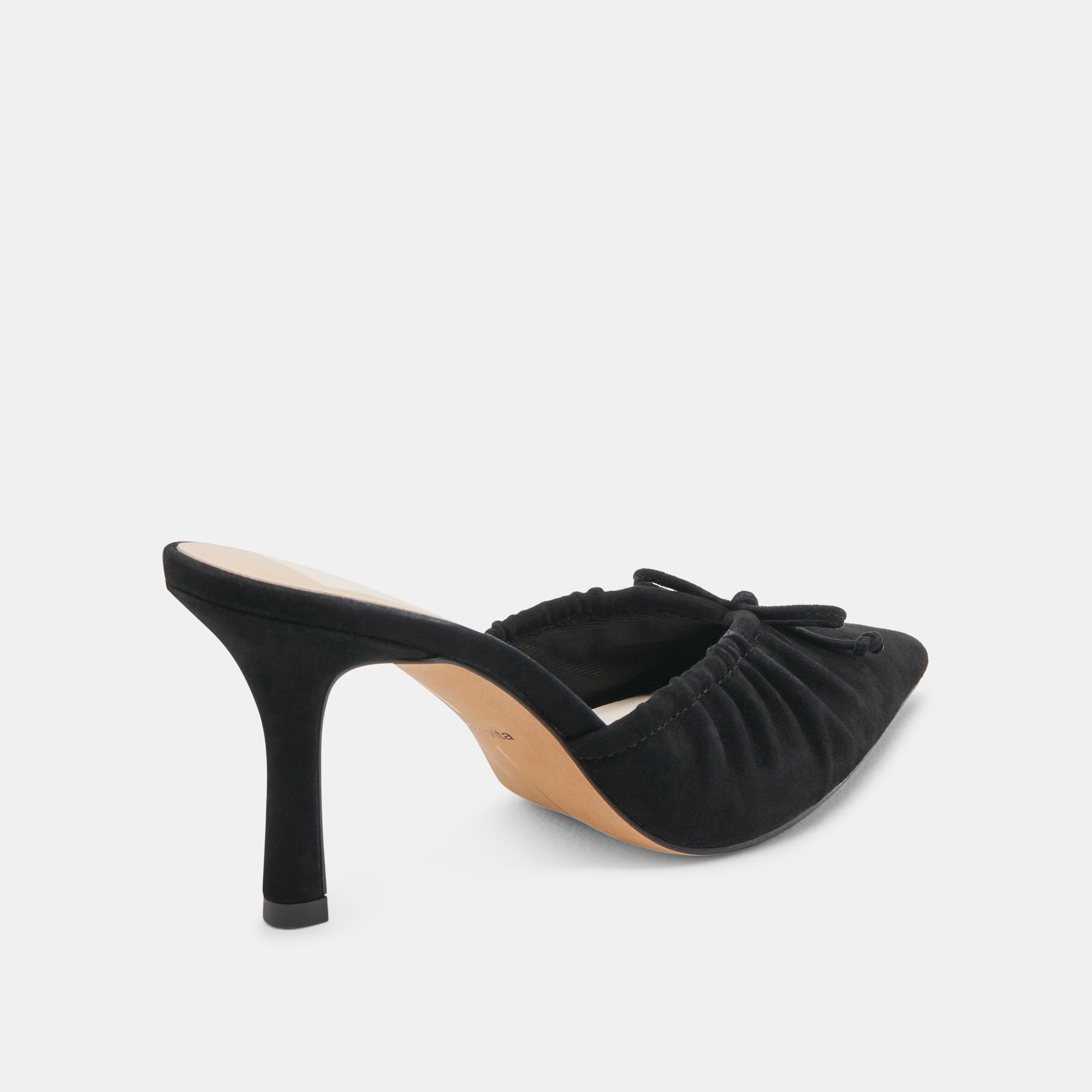KAIRI Women's Onyx Suede High Heels - Elegant Pointed Toe Pumps for Work, Party & Evening Wear