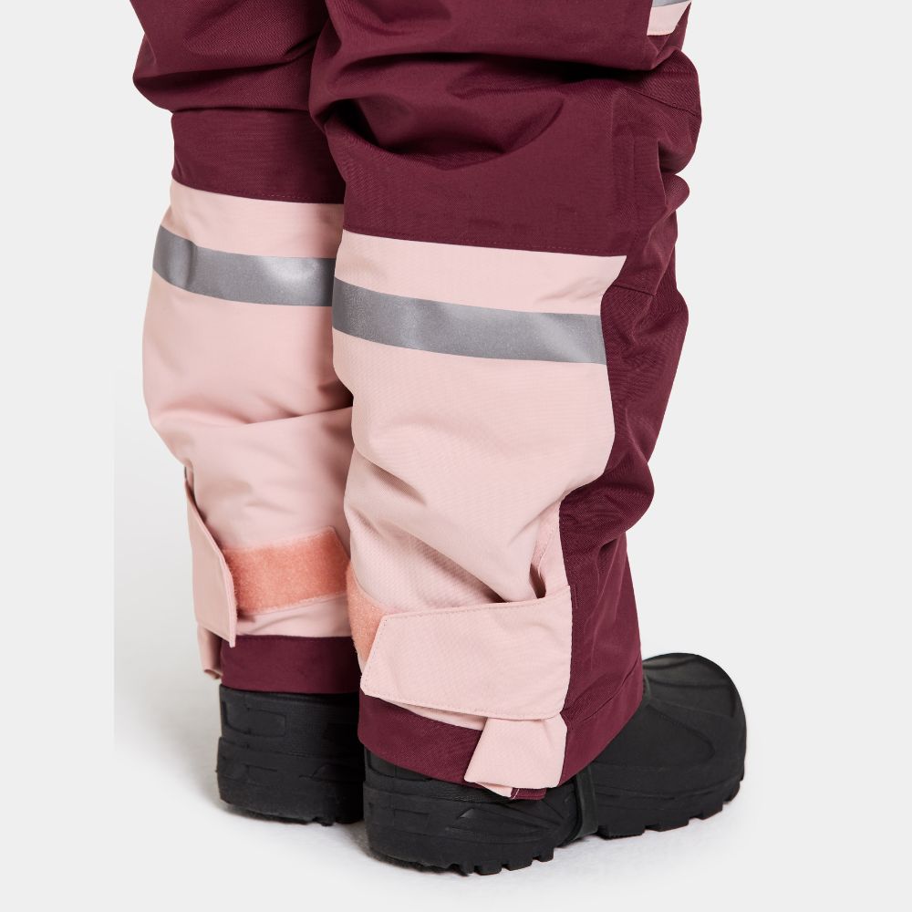 Didriksons Bjarven III Kids Snowsuit - Waterproof Winter Jacket & Pants Set for Boys & Girls, Dusty Pink - Perfect for Snow Play, Skiing & Outdoor Activities