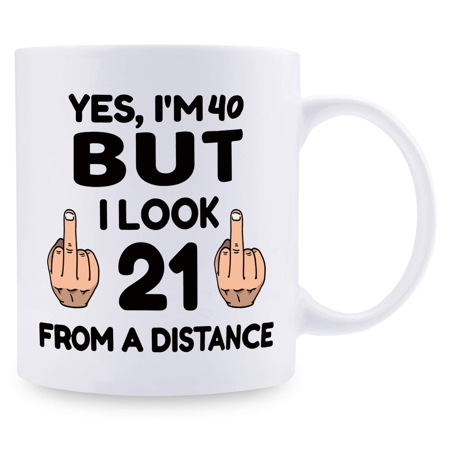 1979 Vintage 40th Birthday Gifts for Women - Funny 40 Years Old Birthday Coffee Mug for Mom, Wife, Sister, Friend & Coworker - 11oz Ceramic Cup - Perfect for Office Use, Home Decor & Birthday Celebrations