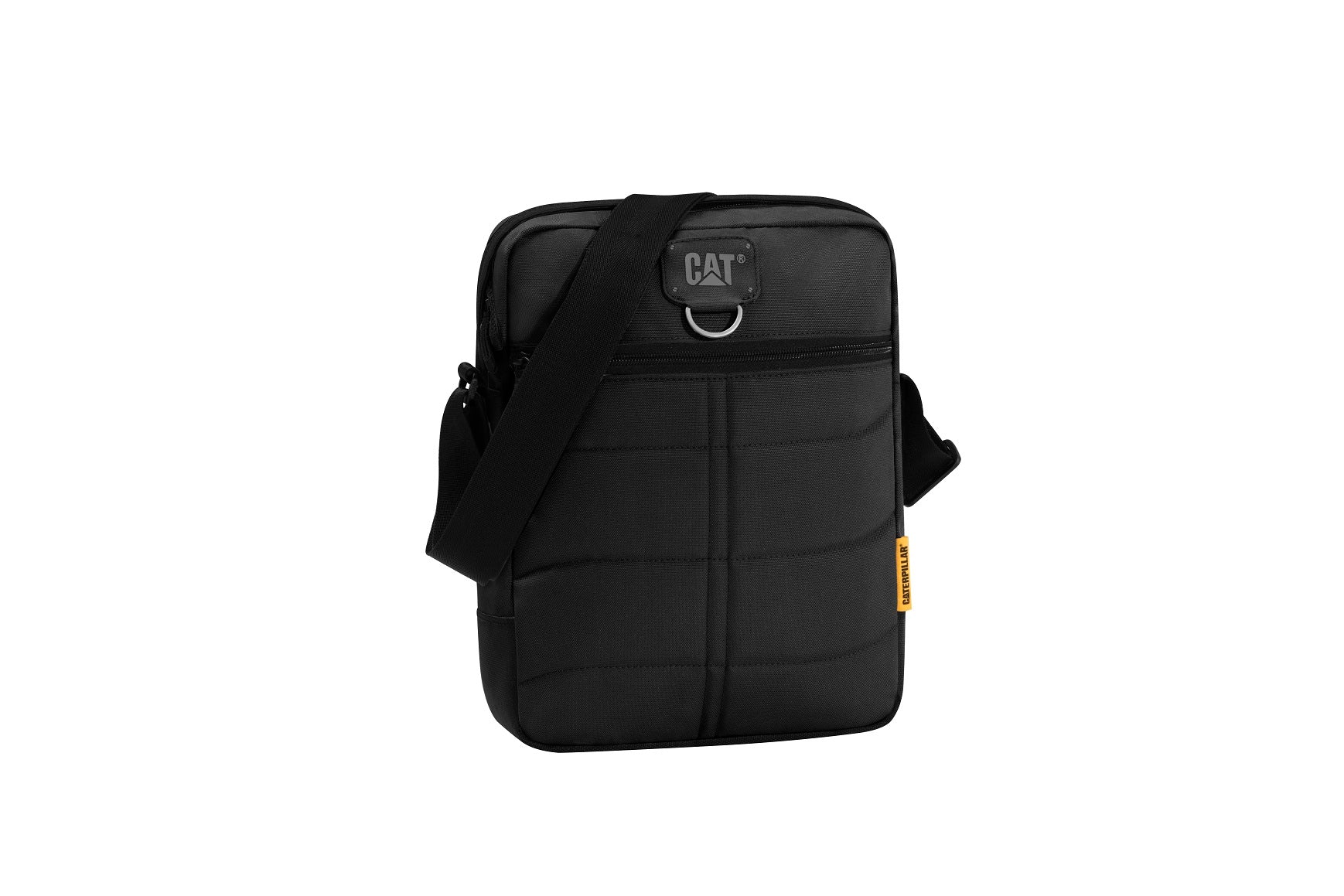 CAT Millennial Classic Ryan Tablet Bag - Black | Water-Resistant Laptop Messenger Bag for Work, School & Travel