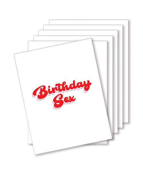 Funny Birthday Sex Naughty Greeting Cards - Pack of 6 for Adults | Perfect for Bachelorette Parties, Anniversary Gifts & Couples Humor