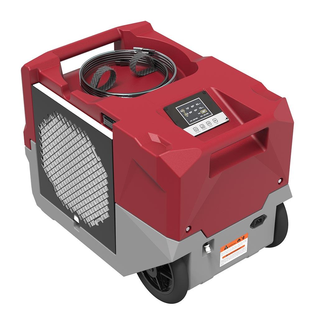 AlorAir LGR 1250X 264-Pint Commercial Dehumidifier with WiFi & Condensate Pump for Basement, Warehouse - Red | Heavy-Duty Moisture Control for Large Spaces