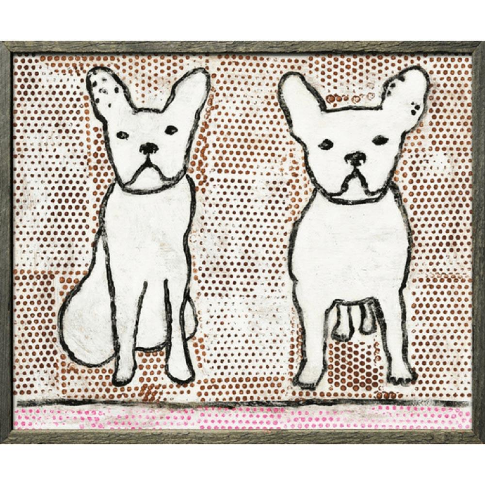 Double Trouble Art Print - Modern Abstract Wall Decor for Living Room, Bedroom & Office | Unique Home & Gift Idea