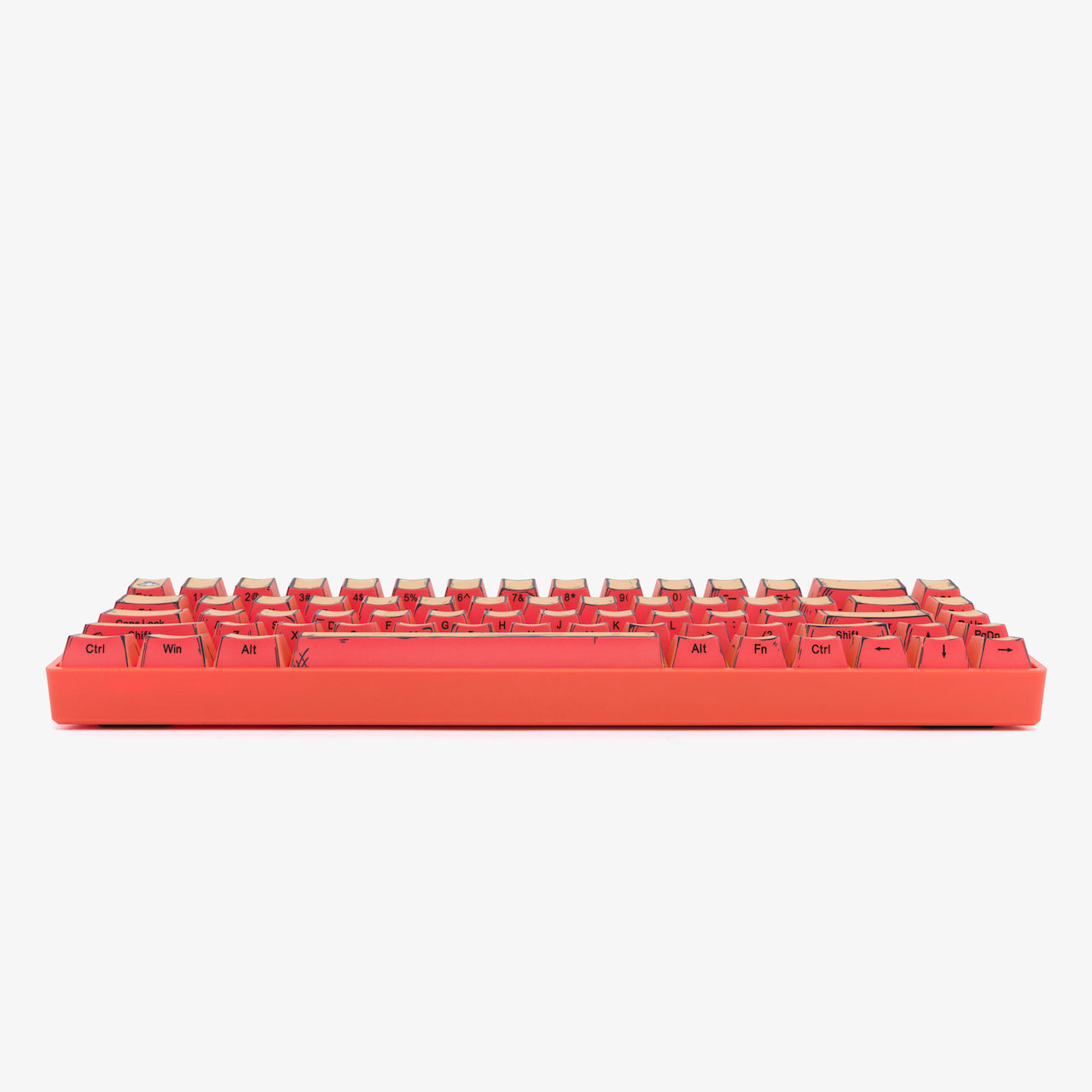 CELSHADE Basecamp 65+ Mechanical Keyboard - Orange Backlit Wired Gaming Keyboard for PC/Mac - Perfect for Gaming, Typing & Office Work