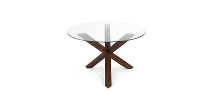 Kennedy 37.4 Inch Round Dining Table - Modern Wood Kitchen Table for Small Spaces - Perfect for Breakfast Nook, Apartment Dining, and Cozy Family Meals