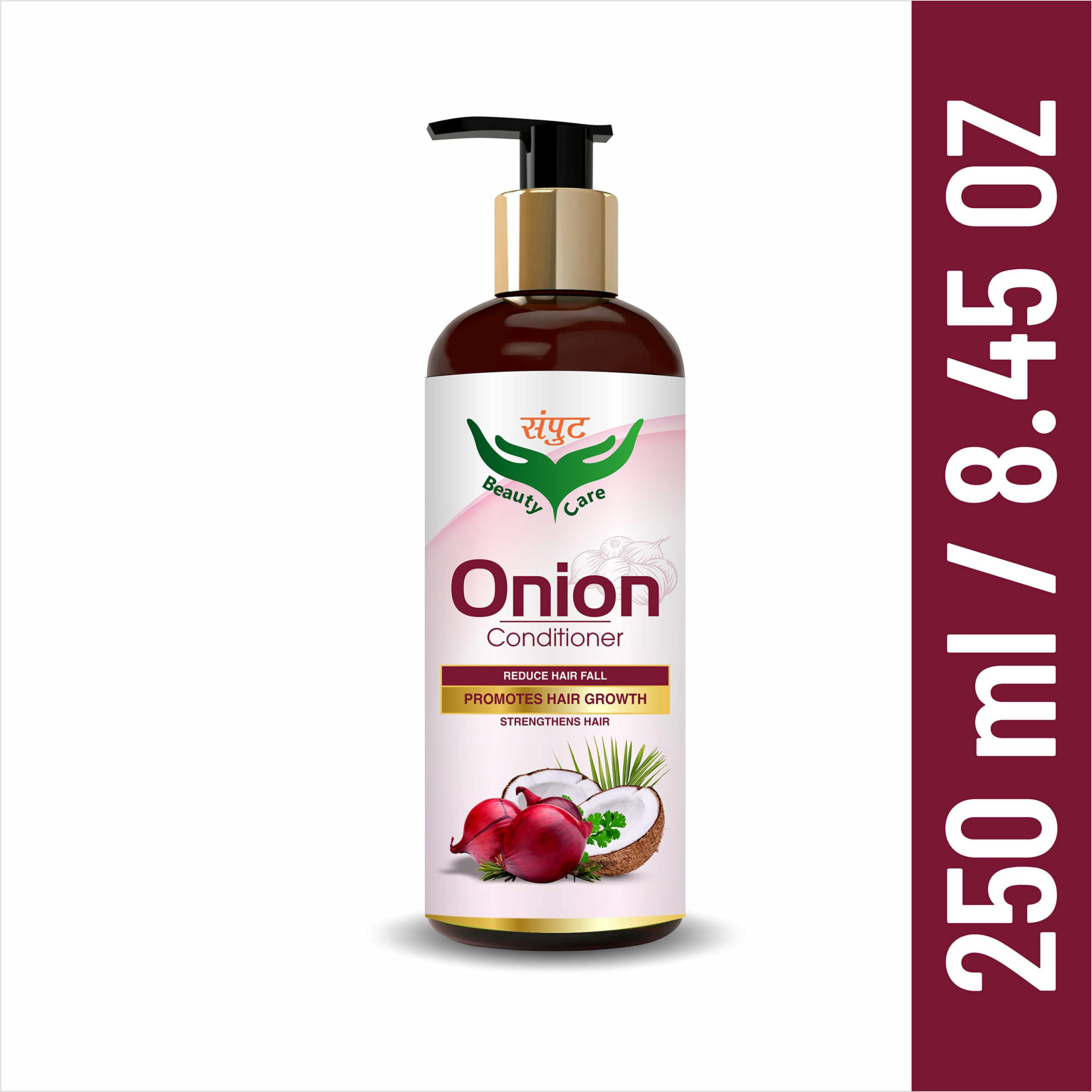Adivasi Herbal Onion Hair Conditioner - 250ml Moisturizing Treatment for Hair Growth & Fall Control - Men & Women - Perfect for Dry, Damaged Hair & Scalp Care