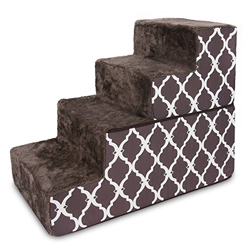 Brown Lattice Print
