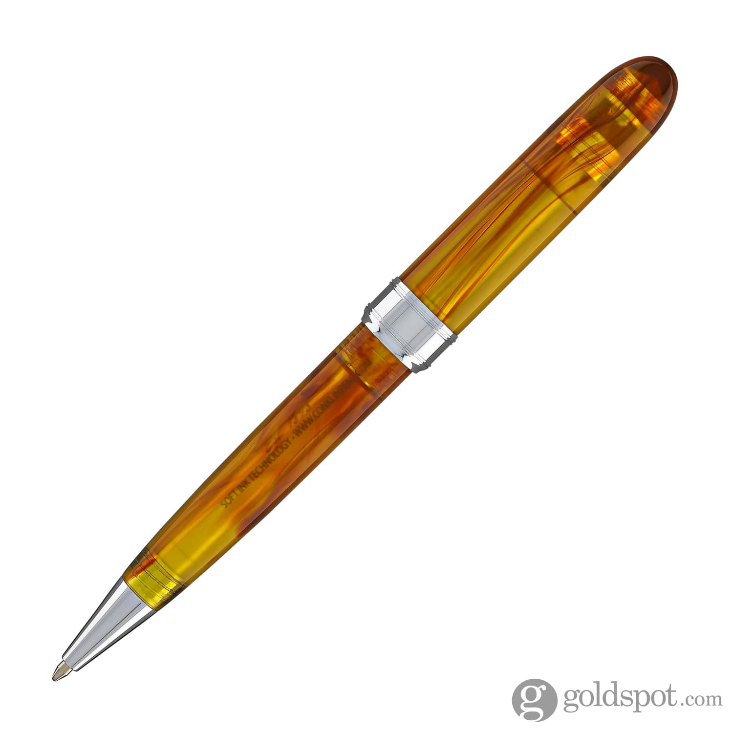 Conklin Symetrik Ballpoint Pen in Precious Amber - Premium Writing Instrument for Professionals & Gift Giving - Perfect for Office, Business Meetings & Special Occasions
