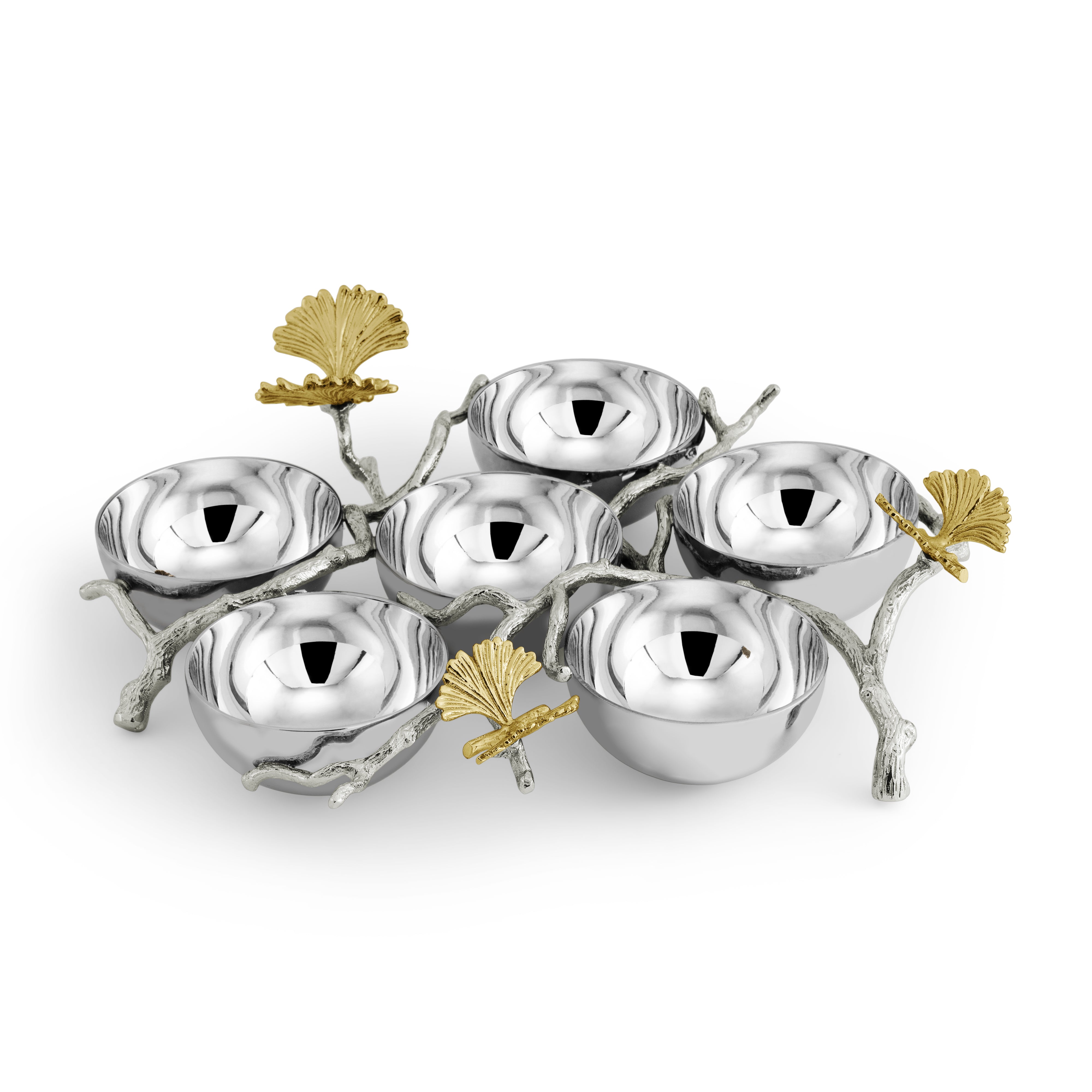Luxury Butterfly Ginkgo Seder Plate - Elegant Passover Dinnerware for Jewish Holiday Celebrations & Home Decor