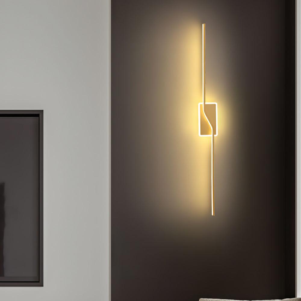 Modern LED Linear Strip Wall Light for Home & Office - Dimmable, Energy-Efficient Ambient Lighting for Bedroom, Living Room, Kitchen, and Commercial Spaces