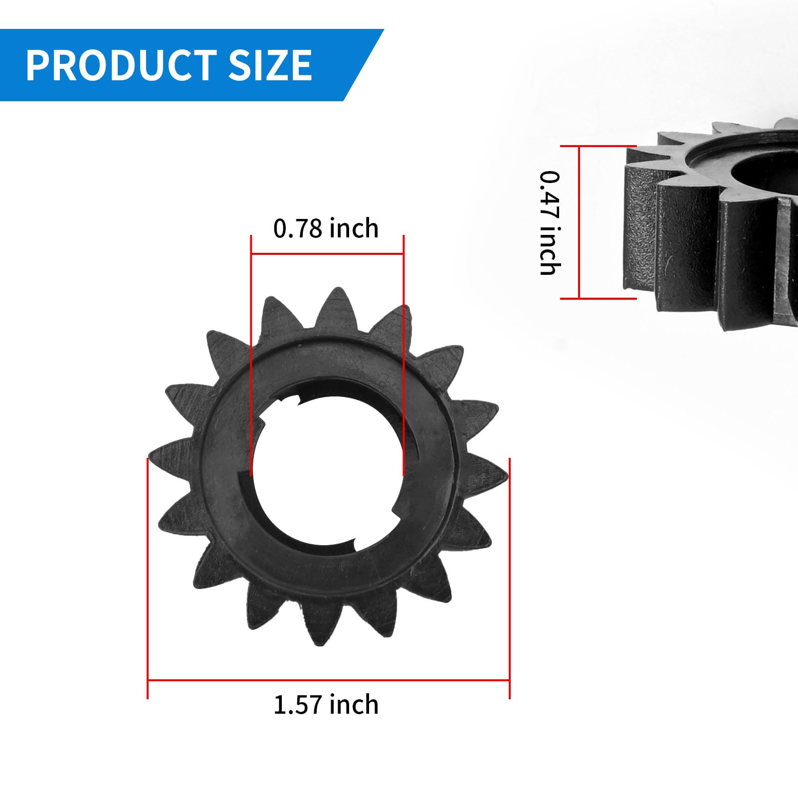EATAKWARD 695708 Starter Pinion Gear Replacement Compatible with Briggs & Stratton 693059 280104 693058 280104S & Toro M83184 Lawn Tractor Mower - Perfect for Lawn Mower Engine Repair and Maintenance