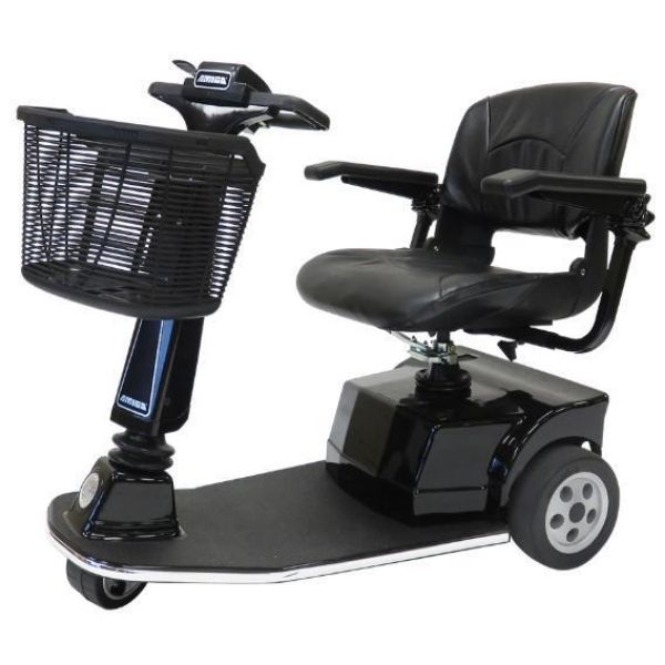 Amigo RT Express 3 Wheel Mobility Scooter - Lightweight Electric Scooter for Adults & Seniors - Indoor & Outdoor Use for Shopping, Travel, and Park Visits